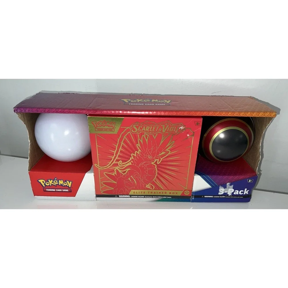 SCARLET/VIOLET ETB W 🔥POKEBALL Used  (5/b0)